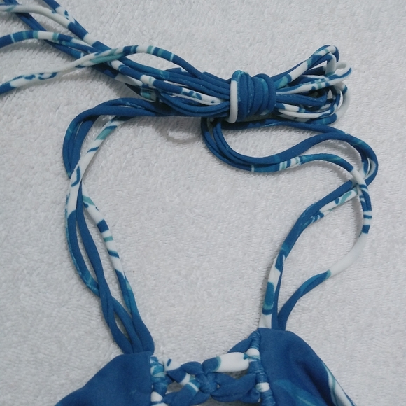 MIKOH west oz Hawaii hula Crochet Halter Top new - Picture 7 of 14